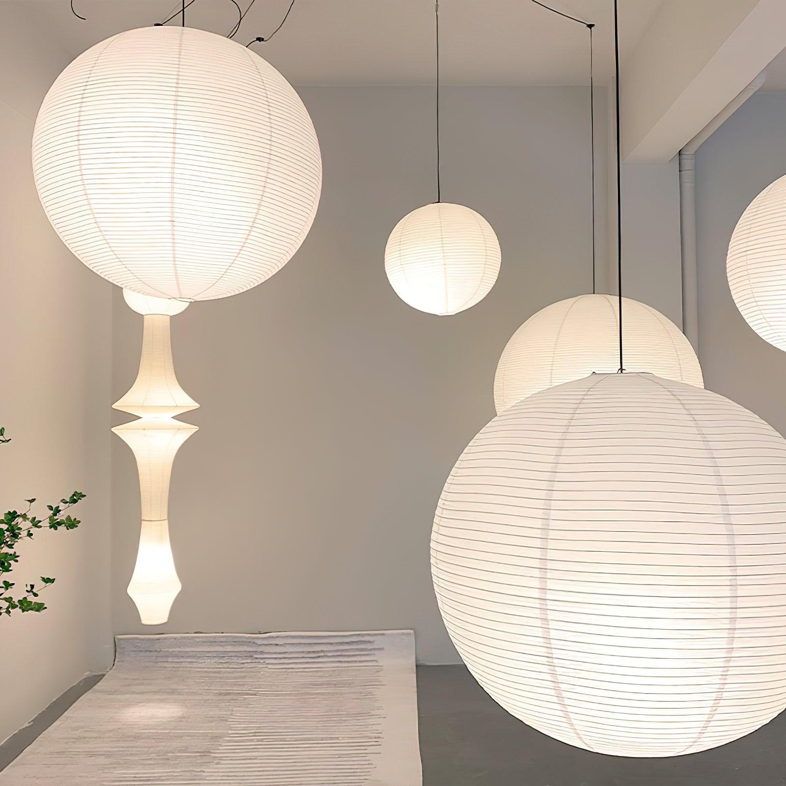 Ritta Pendant Swag Light Mulberry Silk - Letslighting