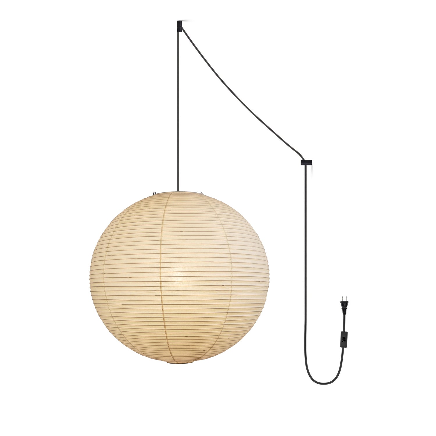 Ritta Pendant Swag Light Mulberry Silk - Letslighting