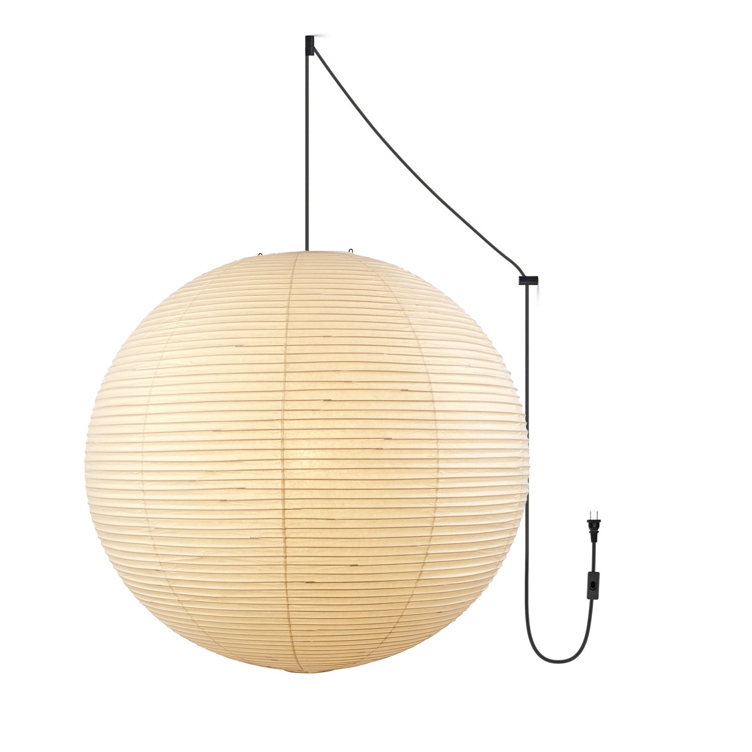 Ritta Pendant Swag Light Mulberry Silk - Letslighting