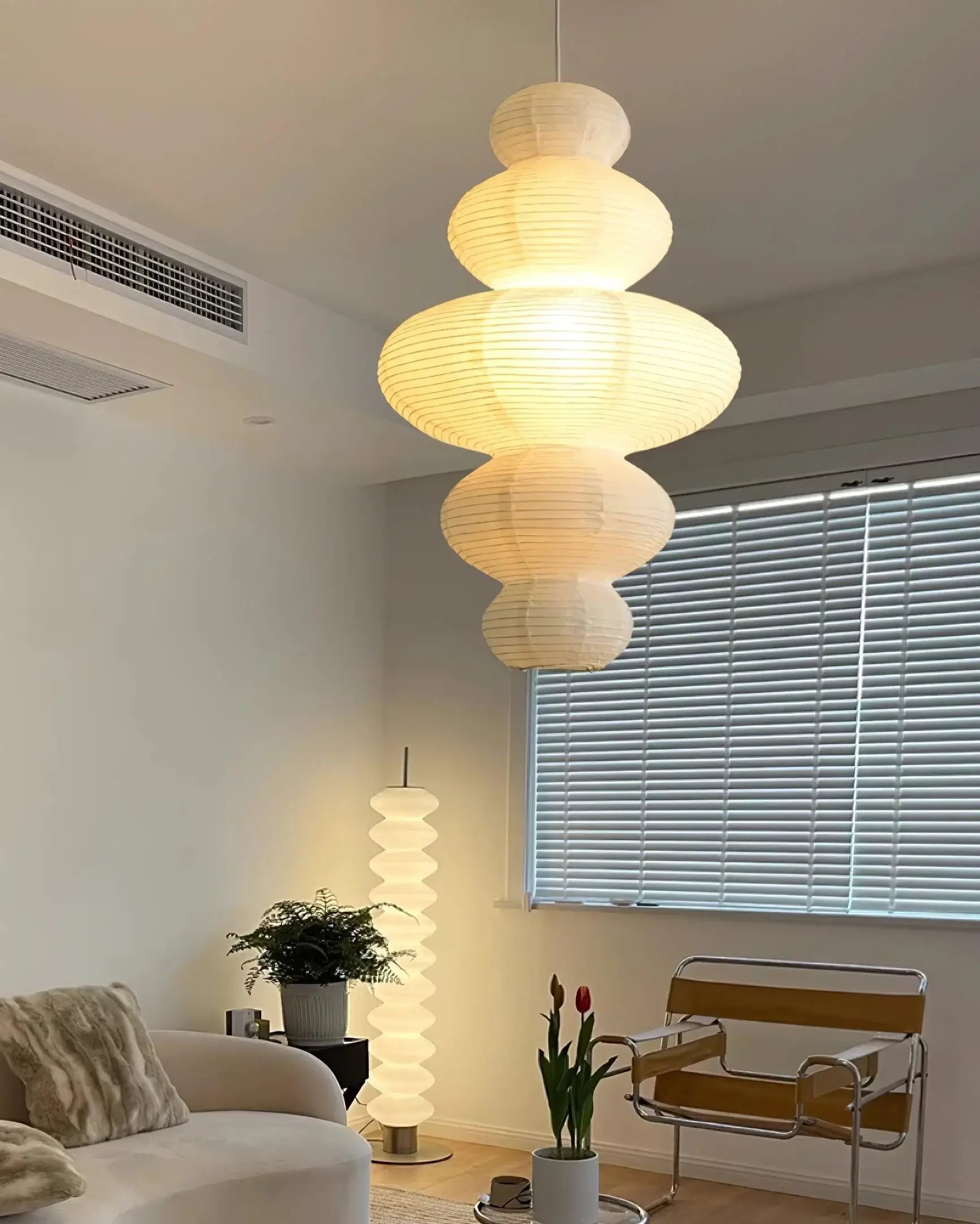 Vivain Paper Traditional Pendant Lamp - Letslighting