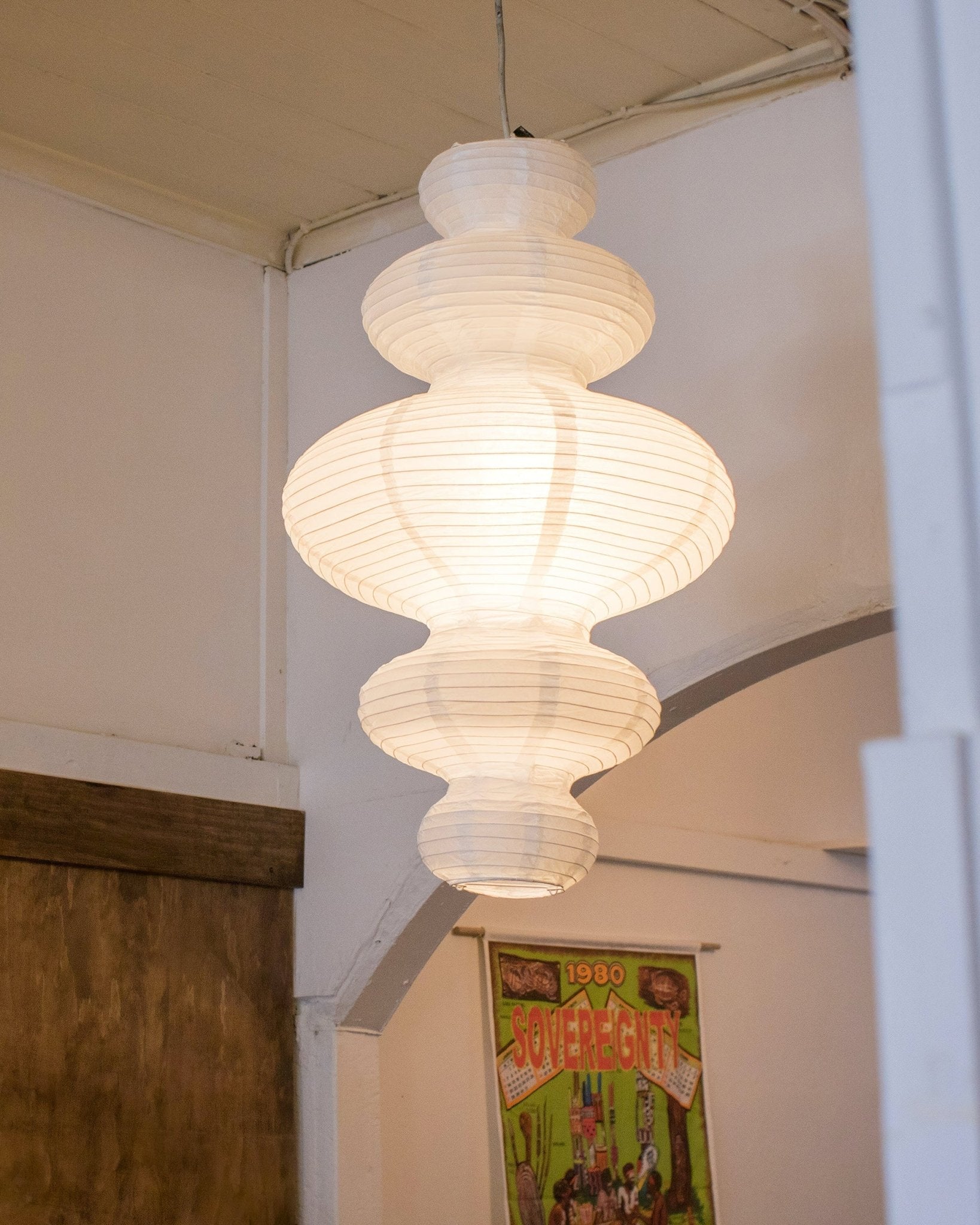 Lythaaris Natural Art Bamboo Swag Pendant Lamp - Letslighting