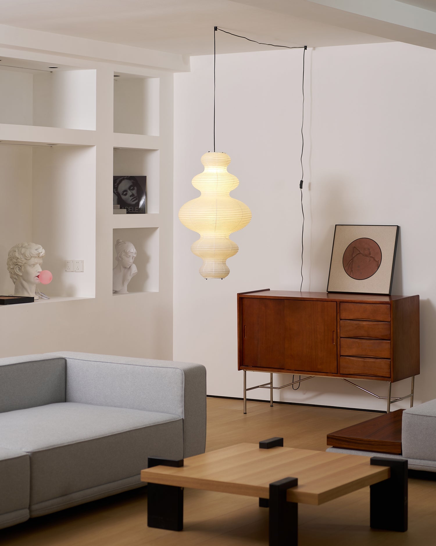 Lythaaris Natural Art Bamboo Swag Pendant Lamp - Letslighting