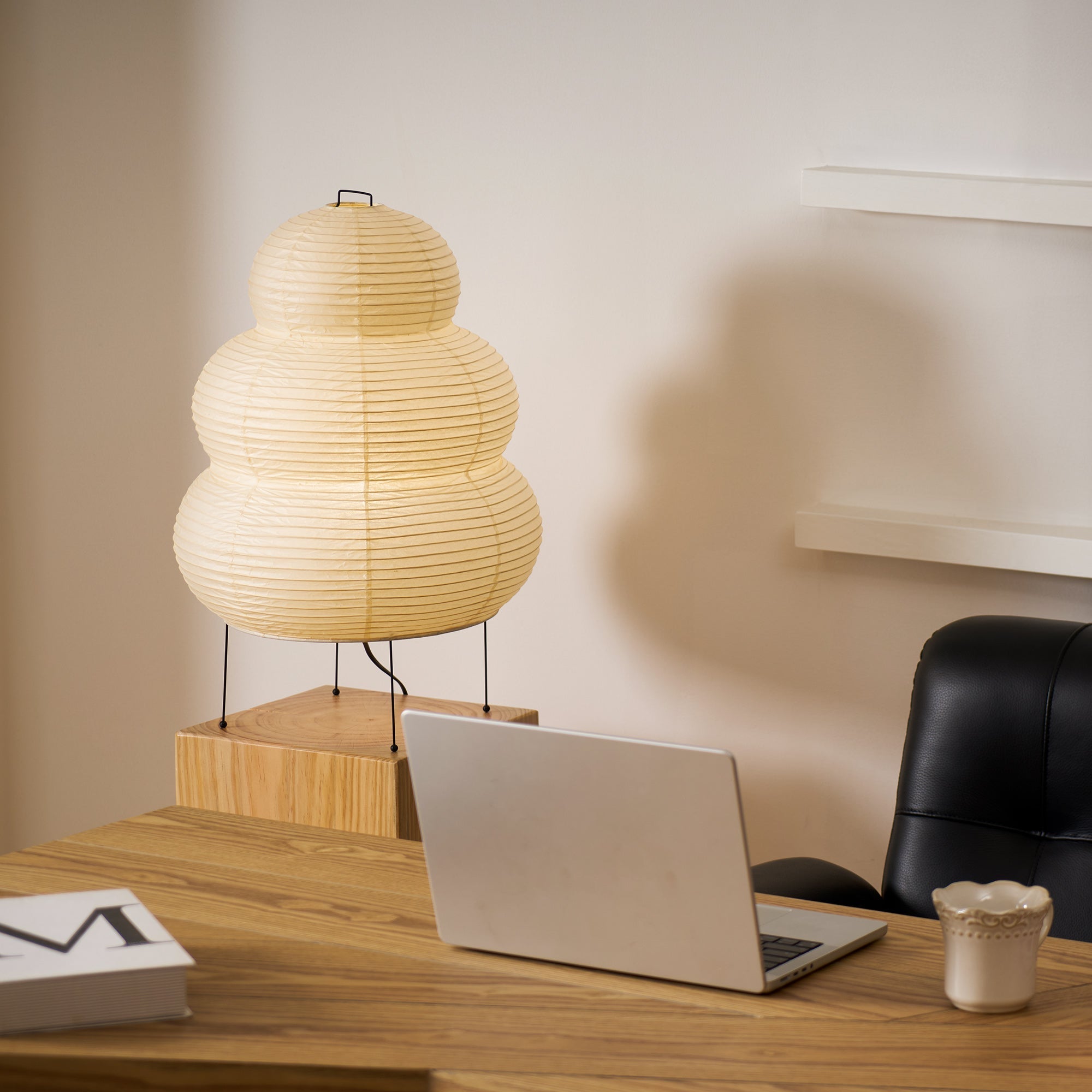 Tranquilux Paper Japanese-Inspired Table Lamp - Letslighting