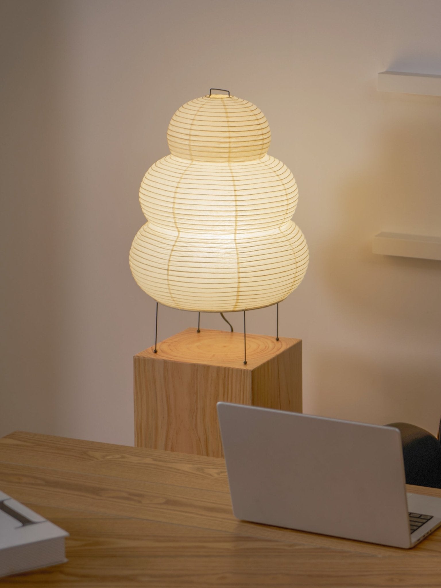 Tranquilux Paper Japanese-Inspired Table Lamp - Letslighting