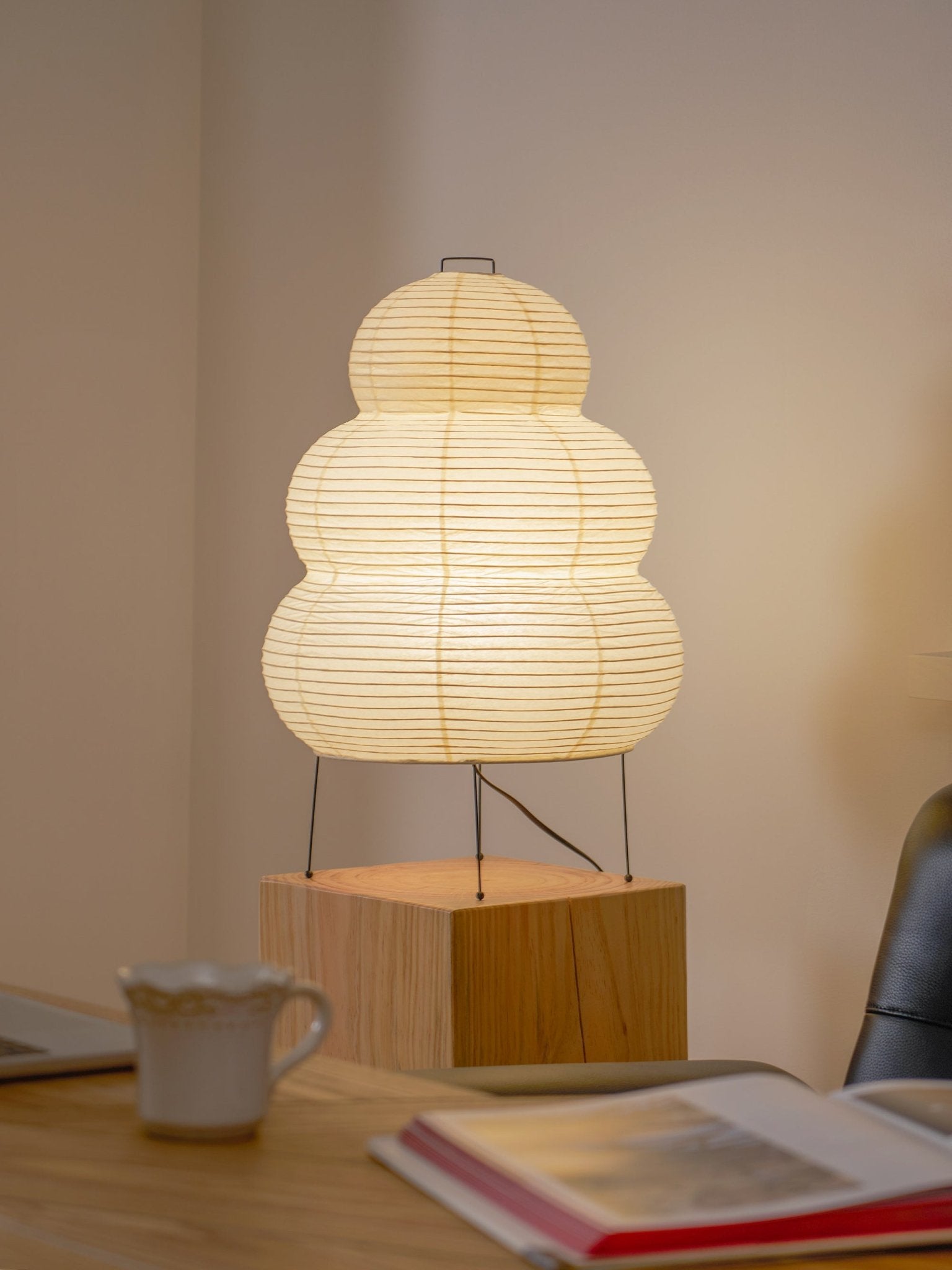 Tranquilux Paper Japanese-Inspired Table Lamp - Letslighting