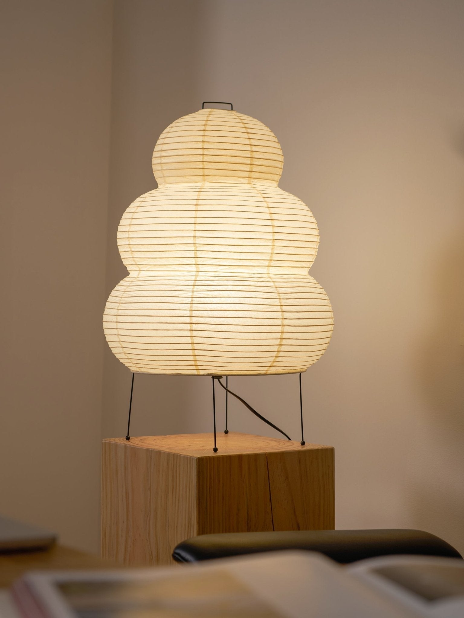 Tranquilux Paper Japanese-Inspired Table Lamp - Letslighting
