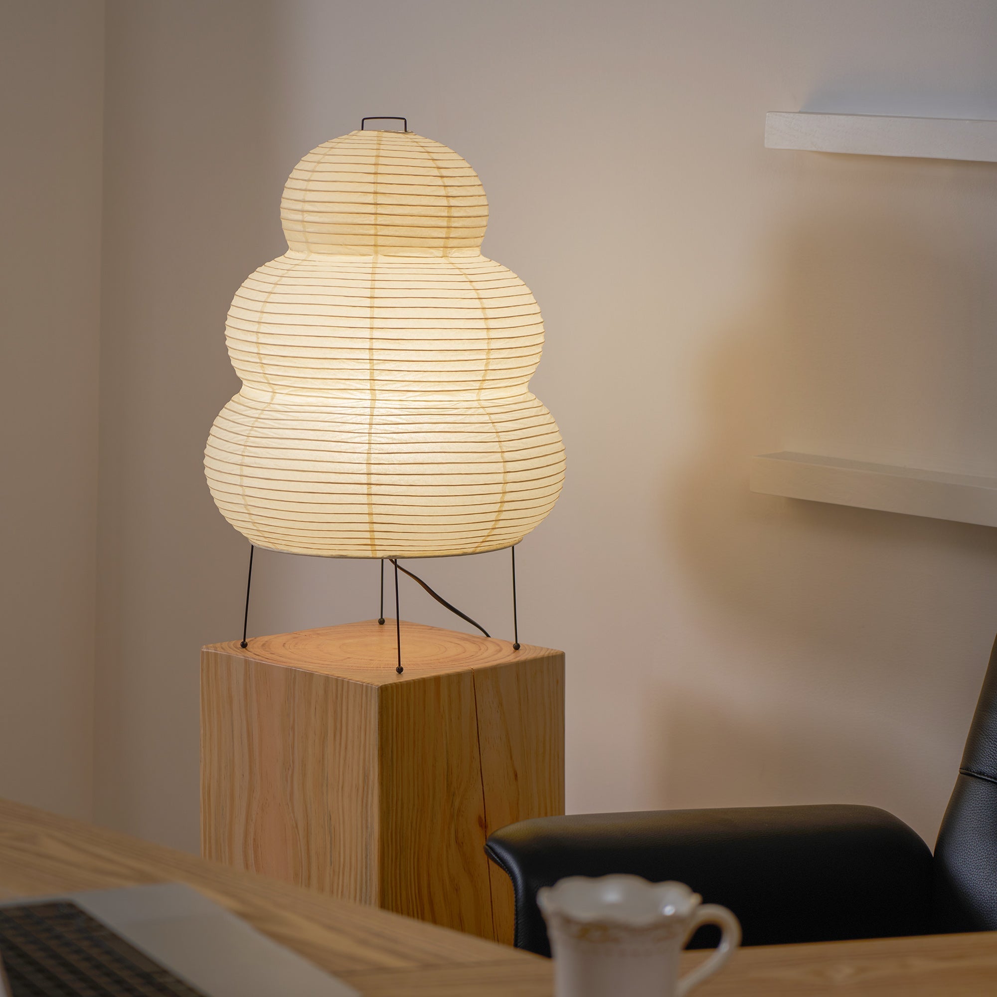 Tranquilux Paper Japanese-Inspired Table Lamp - Letslighting