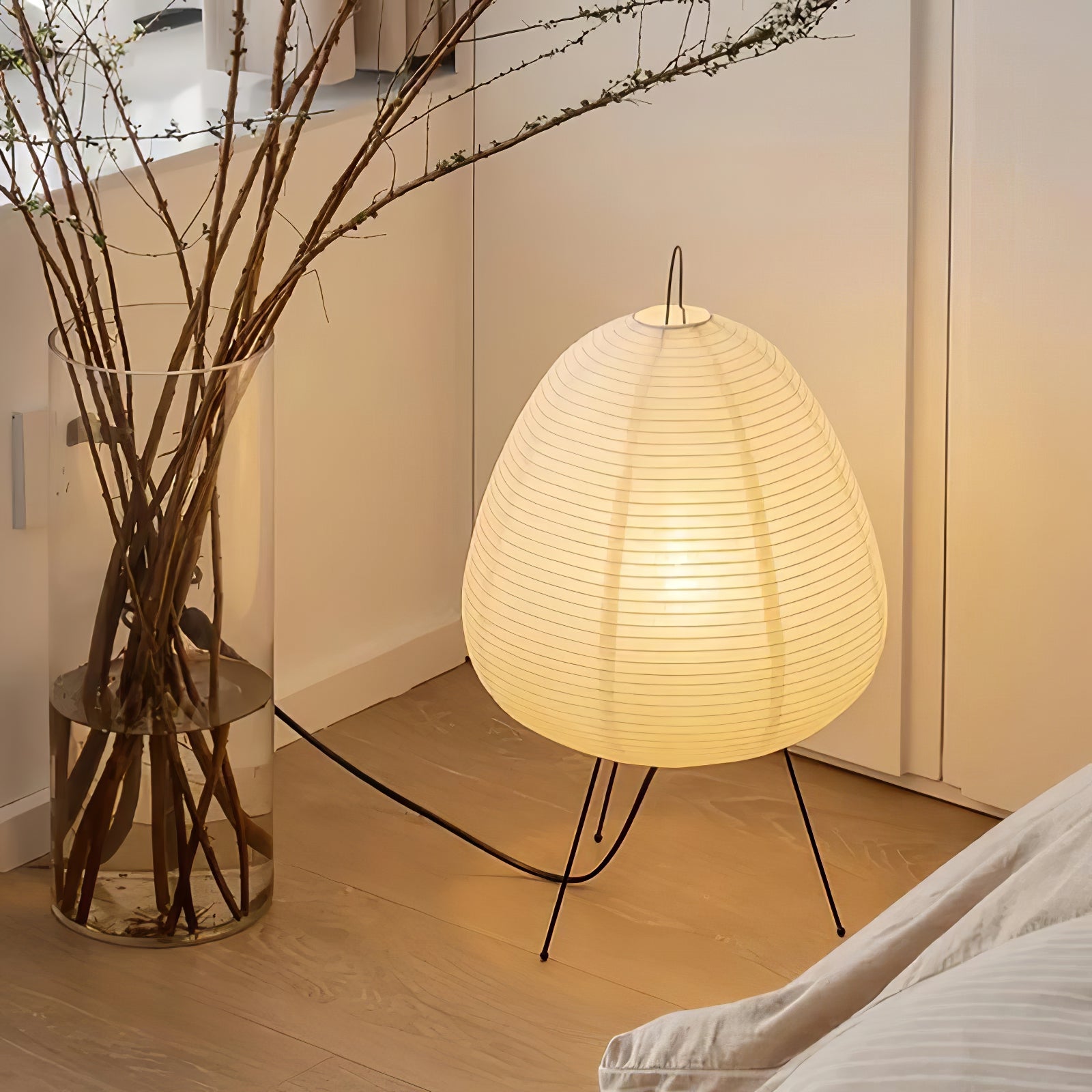 Tranquilux Paper Japanese-Inspired Table Lamp - Letslighting