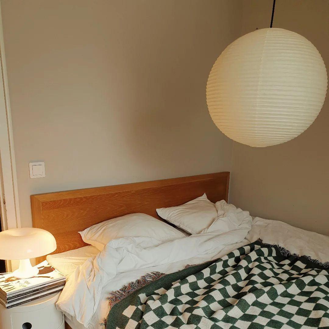 Solara Pendant Lamp Bamboo Washi Paper Round - Letslighting