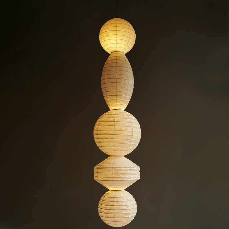 Ritta Paper Lantern Pendant Light Wabi-sabi - Letslighting
