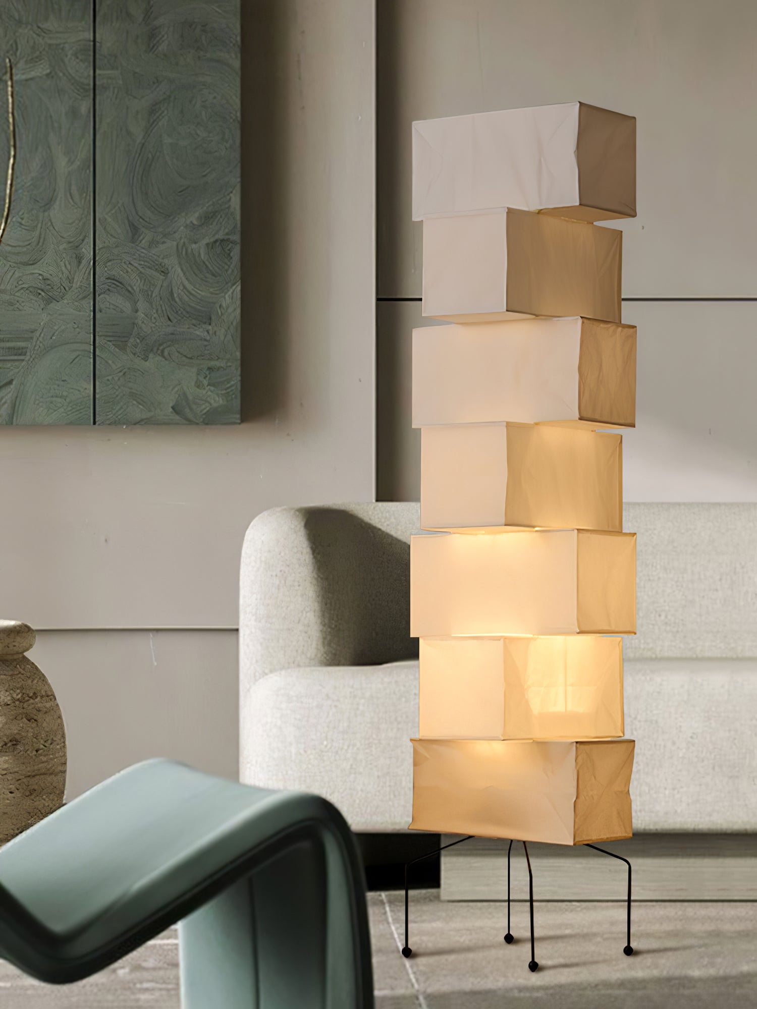 Avara Paper Floor Lamp - Letslighting