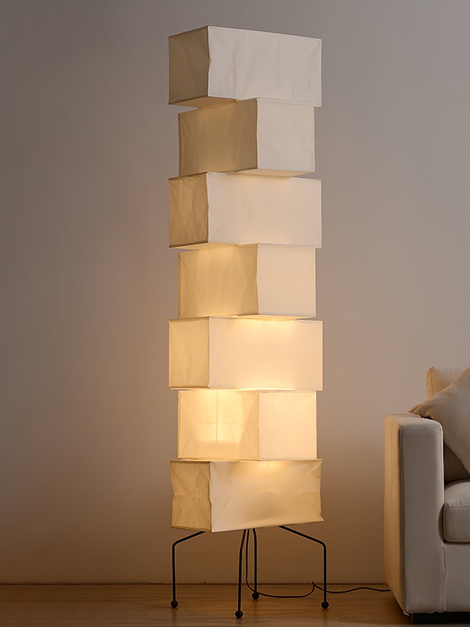Avara Paper Floor Lamp - Letslighting