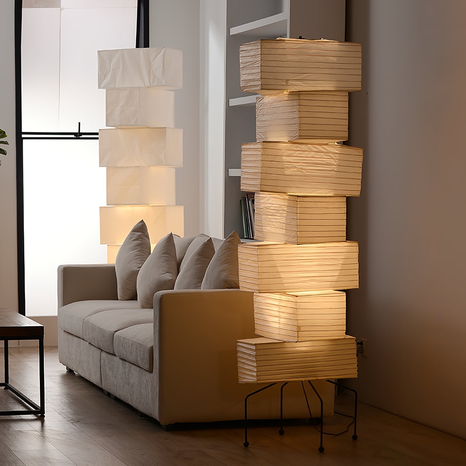 Avara Paper Floor Lamp - Letslighting
