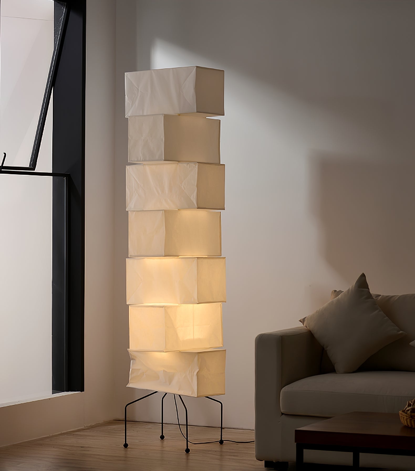 Avara Paper Floor Lamp - Letslighting