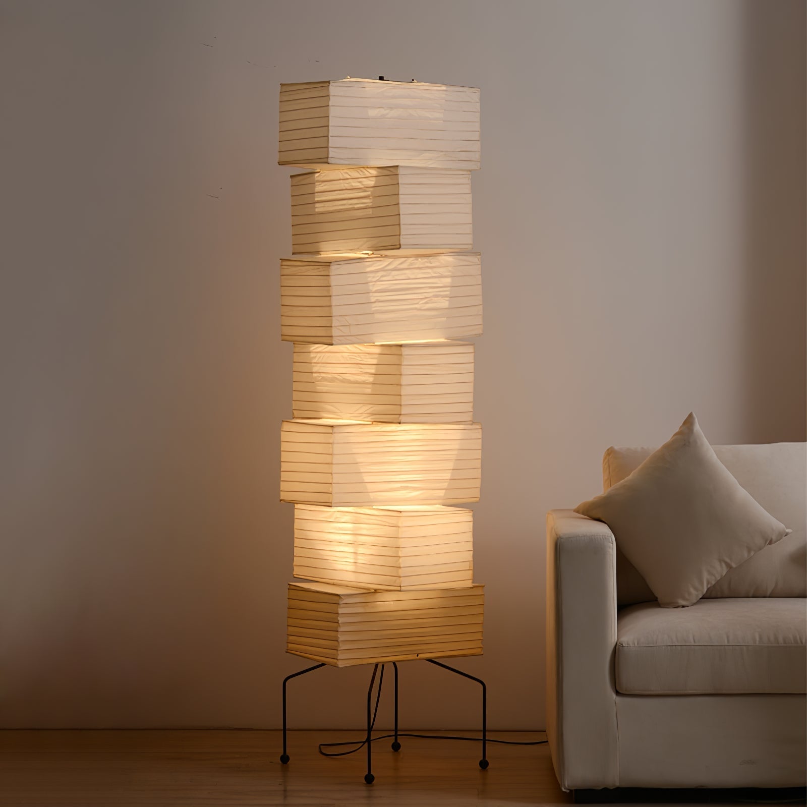 Avara Paper Floor Lamp - Letslighting