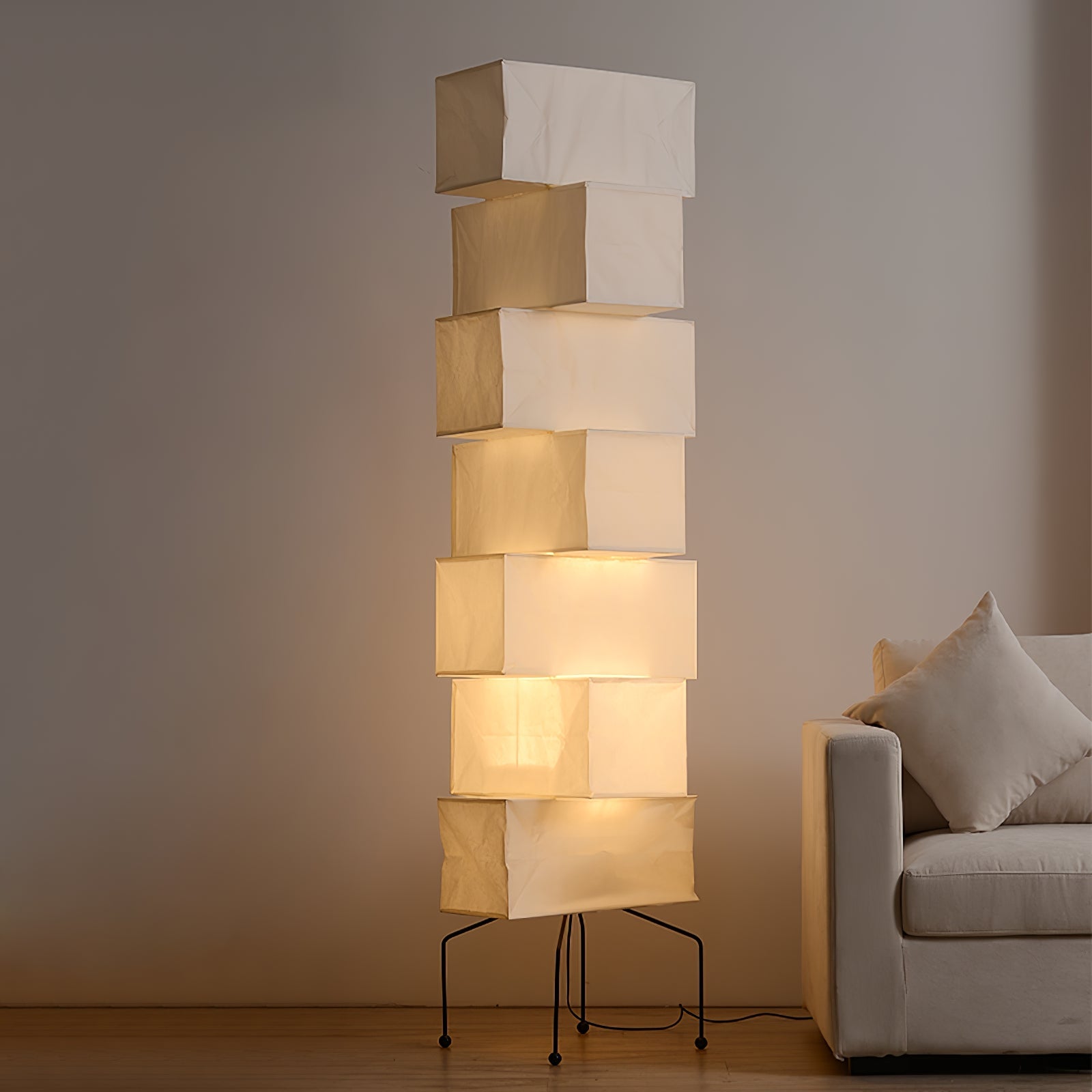 Avara Paper Floor Lamp - Letslighting