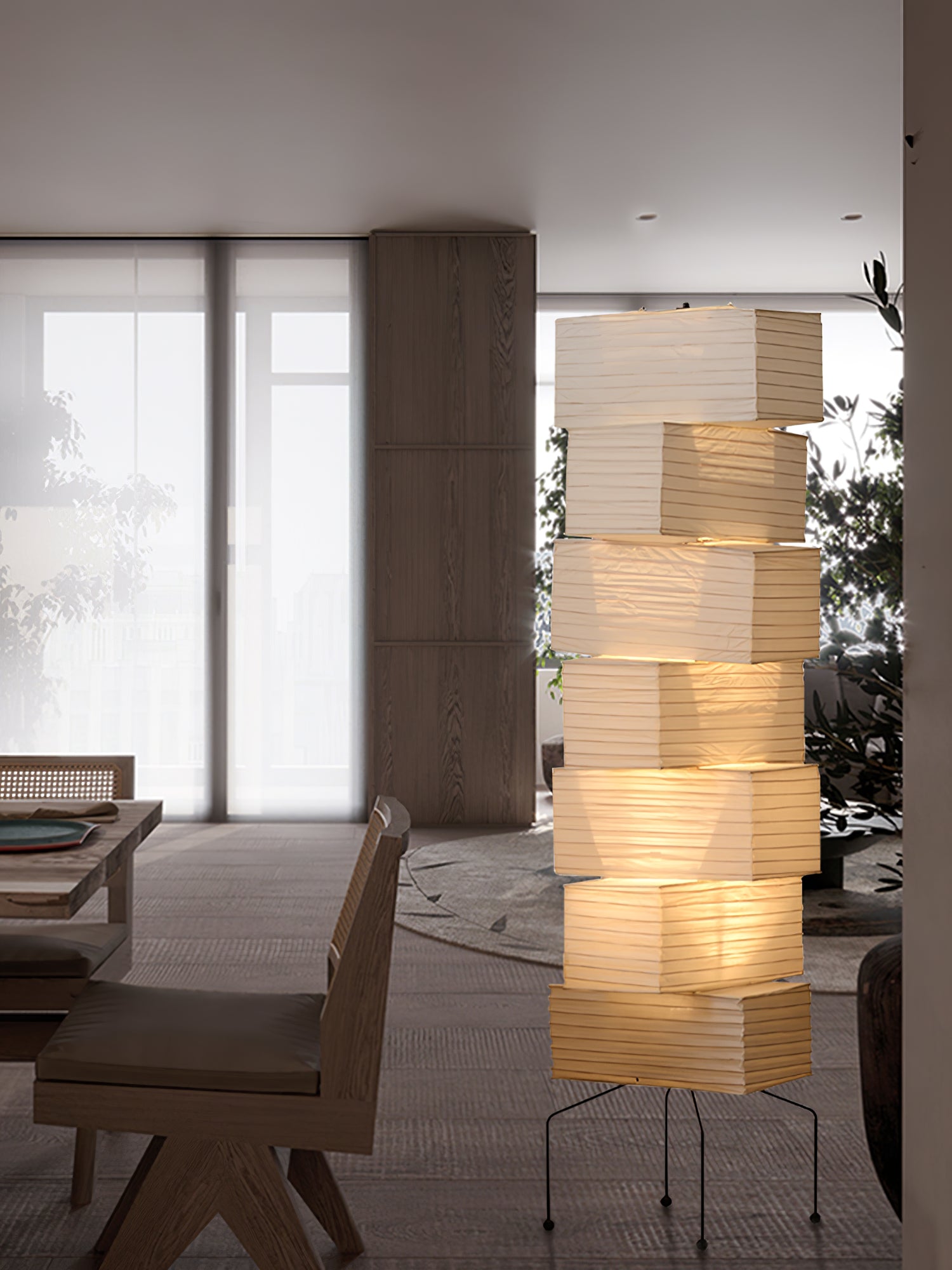 Avara Paper Floor Lamp - Letslighting