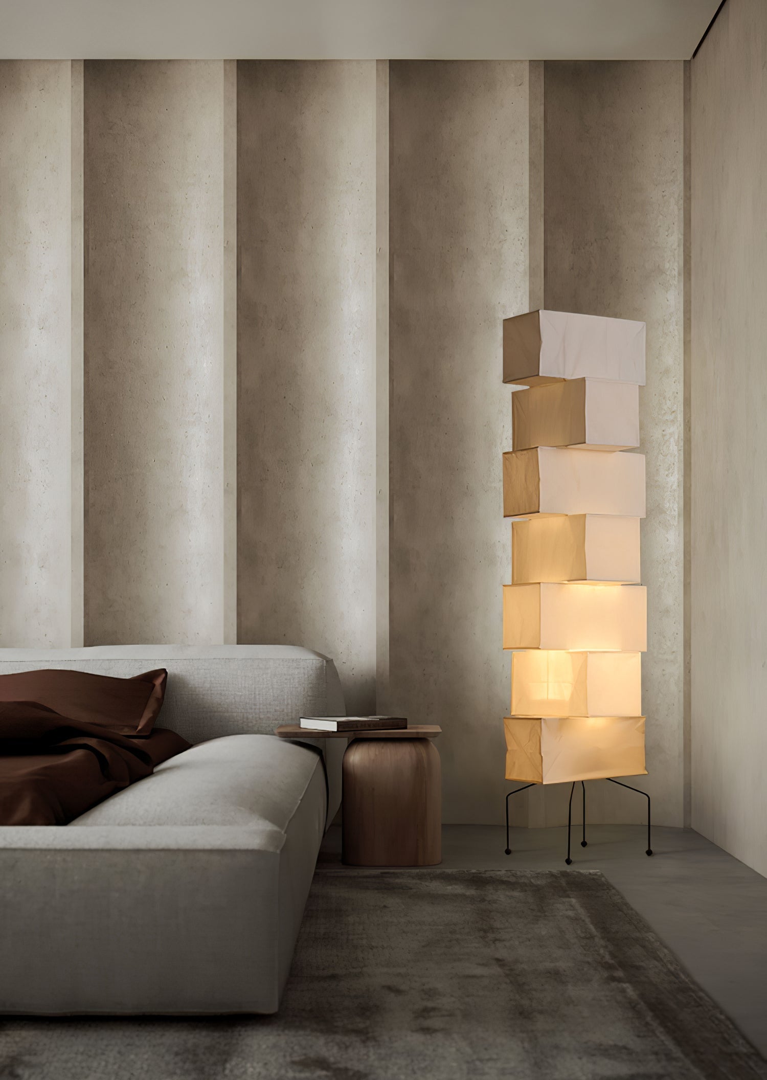 Avara Paper Floor Lamp - Letslighting