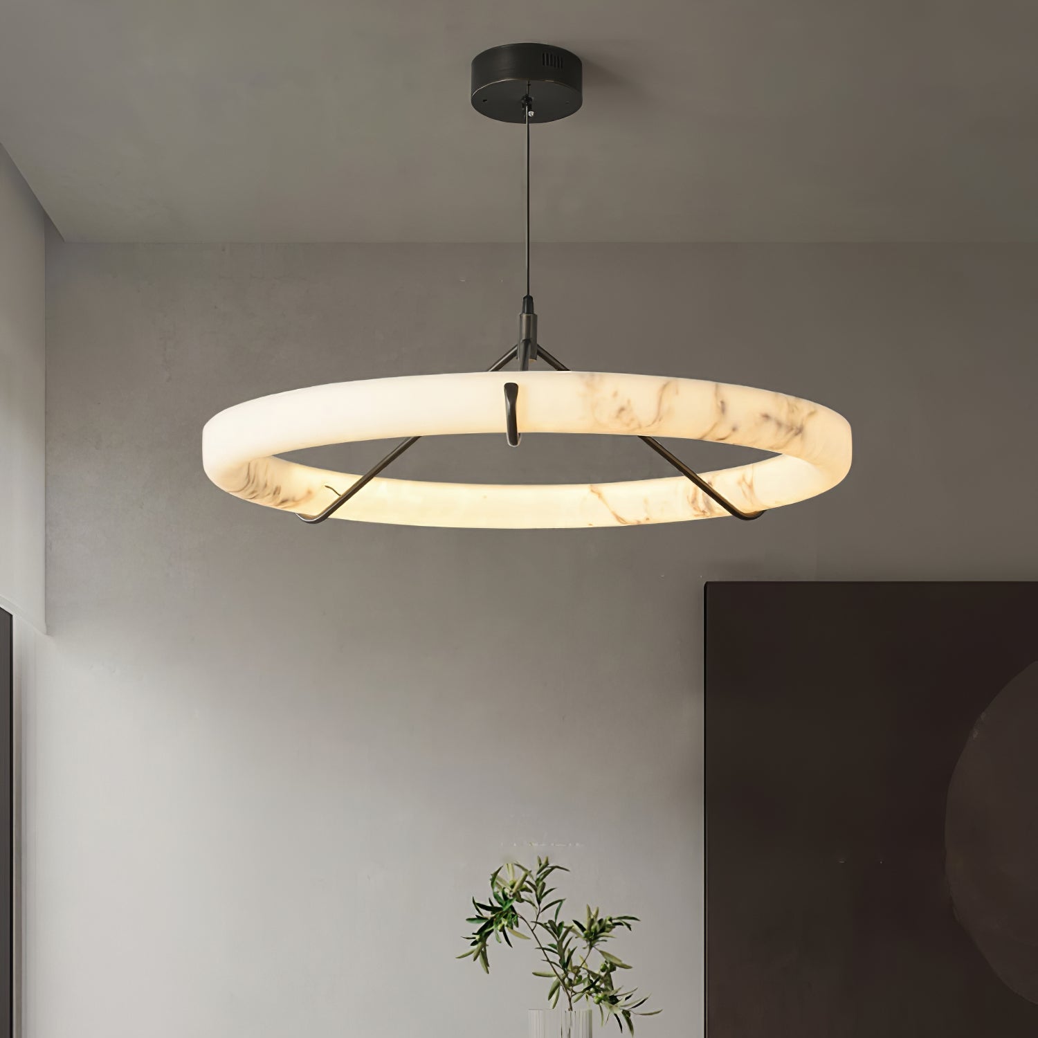 Aureon Alabaster Chandelier Luxury