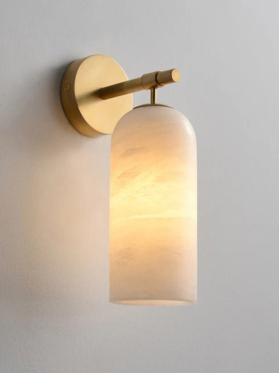 Pillar Modern Alabaster Wall Light