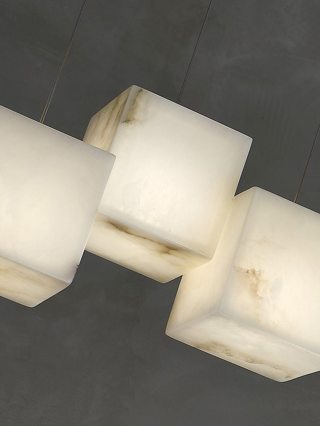 Eurraeel Alabaster Spiral Chandelier - Letslighting