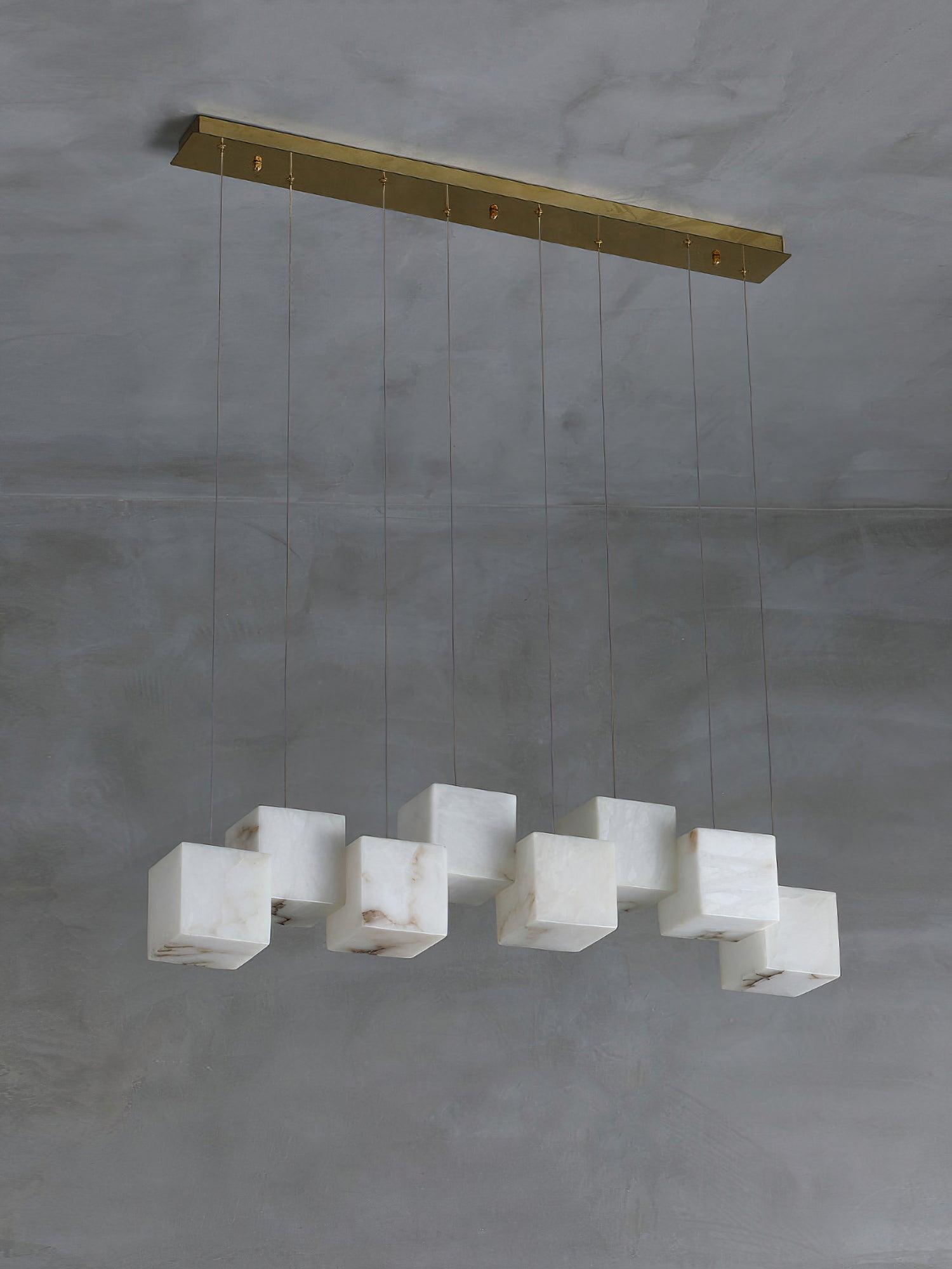 Eurraeel Alabaster Spiral Chandelier - Letslighting