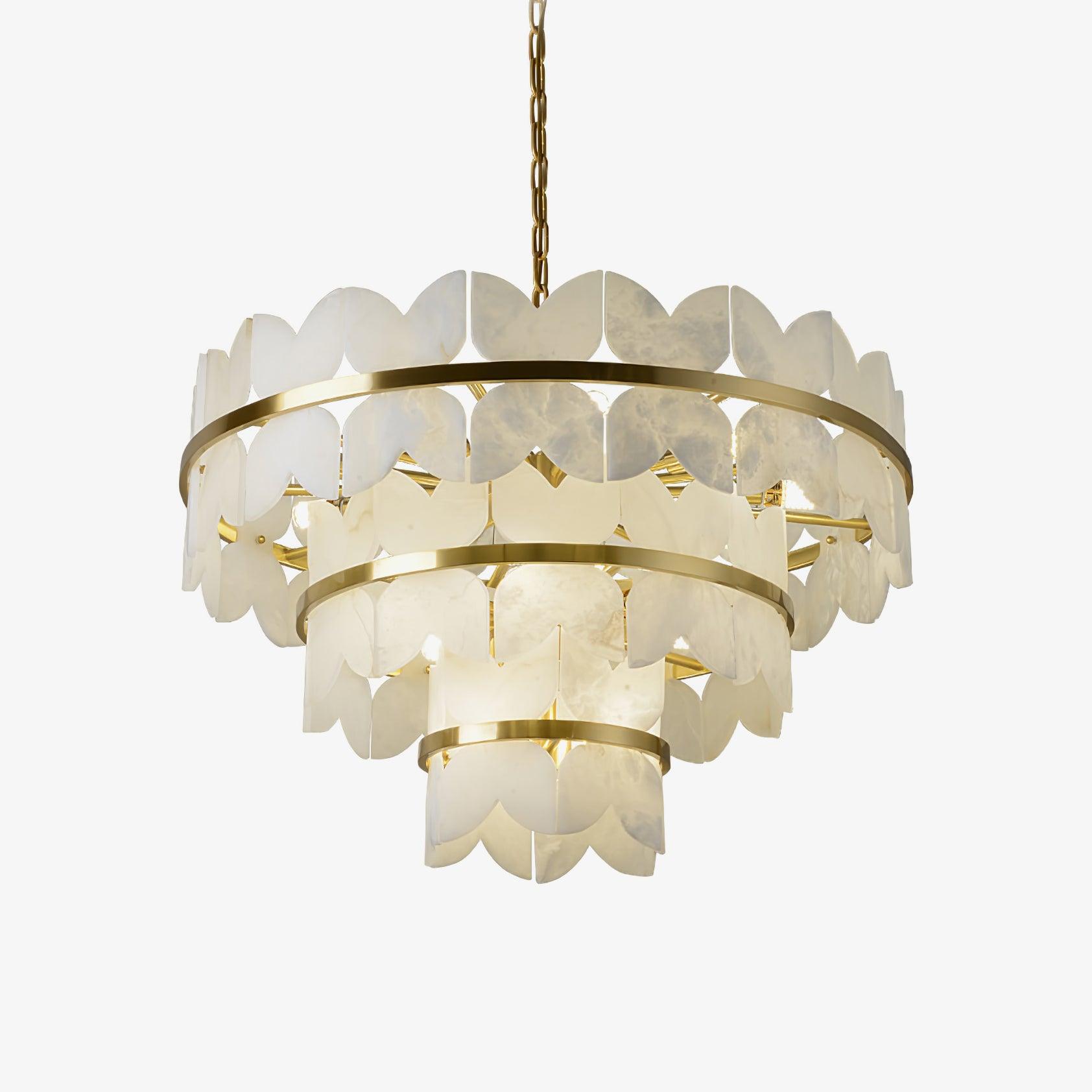 Seraphina Vintage Alabaster Chandelier