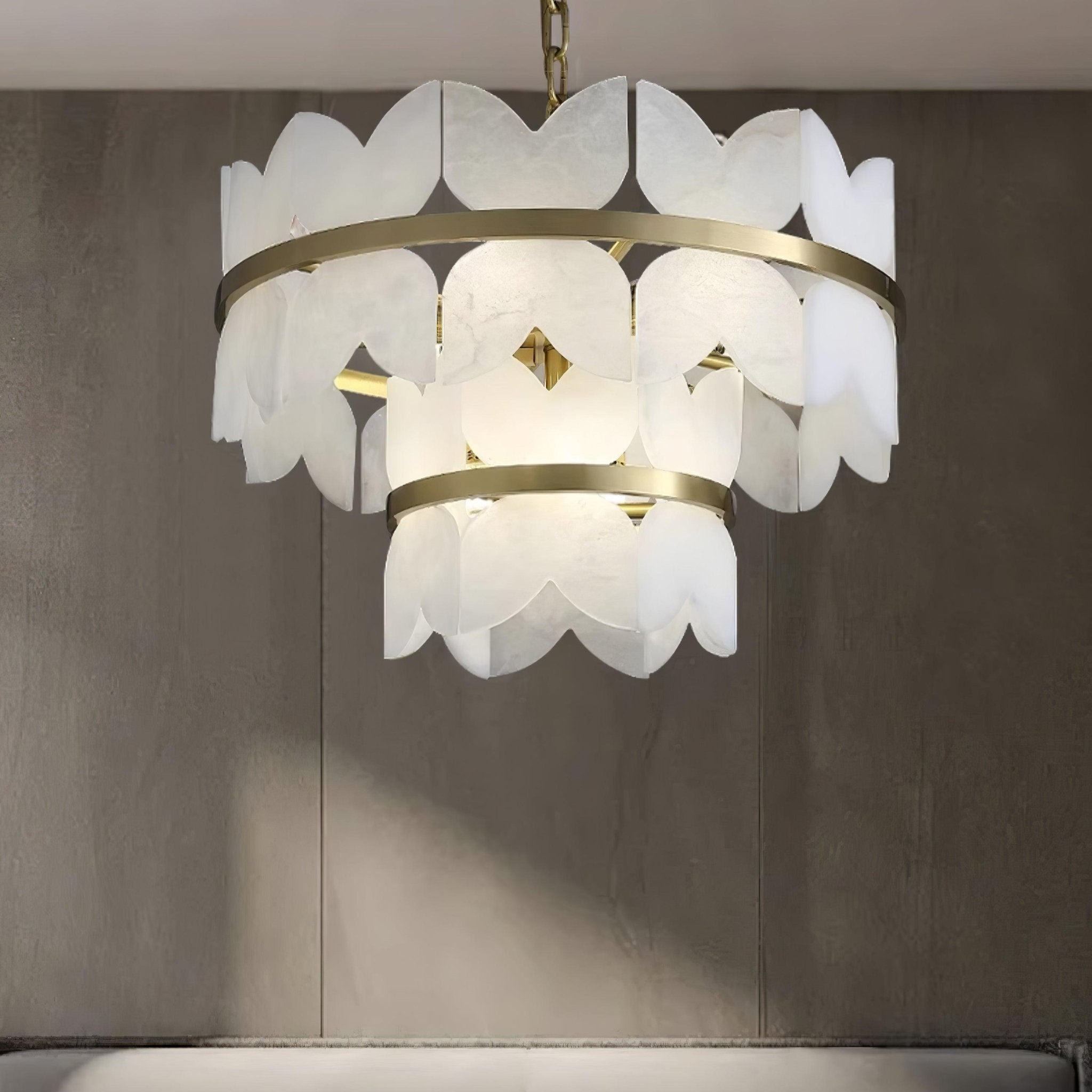 Seraphina Vintage Alabaster Chandelier