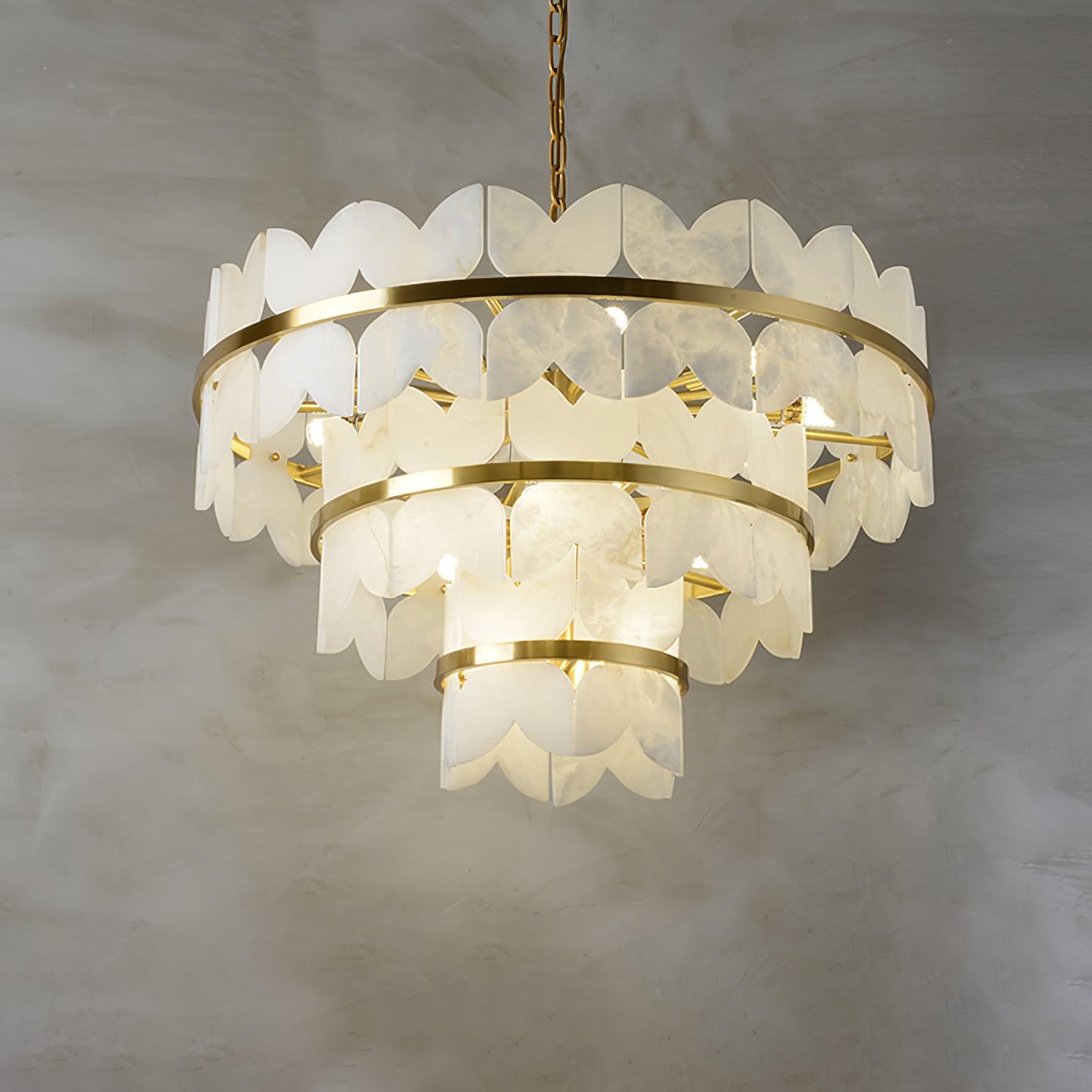Seraphina Vintage Alabaster Chandelier
