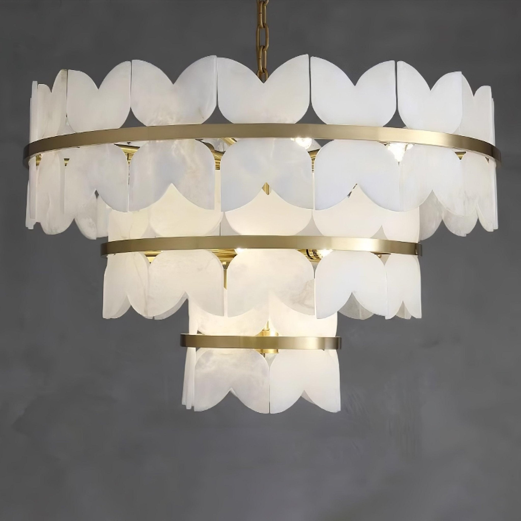 Seraphina Vintage Alabaster Chandelier