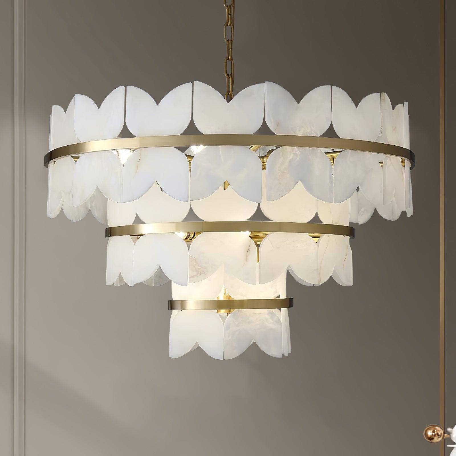 Seraphina Vintage Alabaster Chandelier