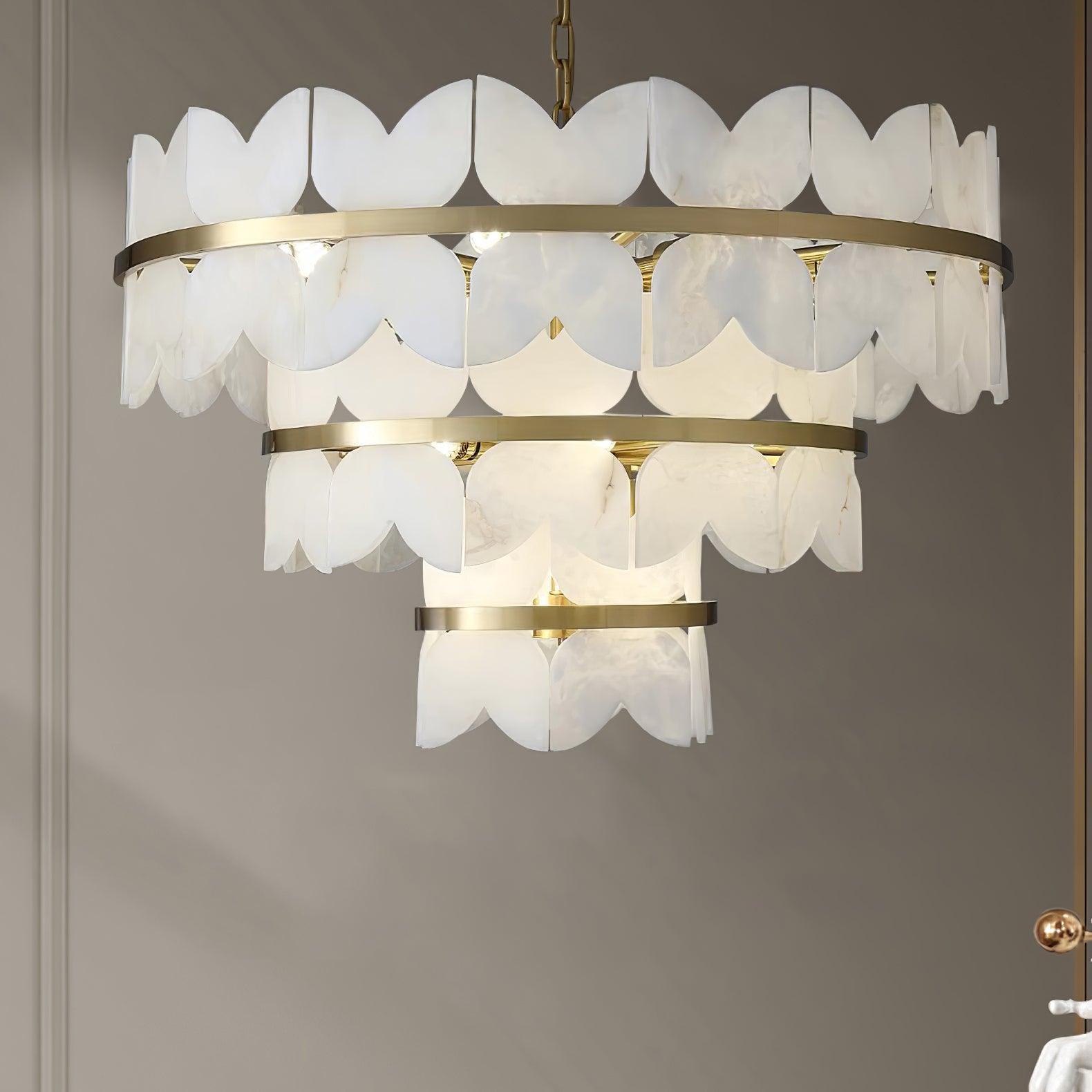 Seraphina Vintage Alabaster Chandelier