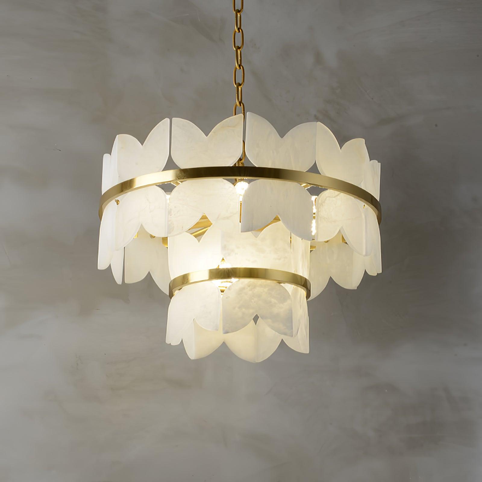 Seraphina Vintage Alabaster Chandelier