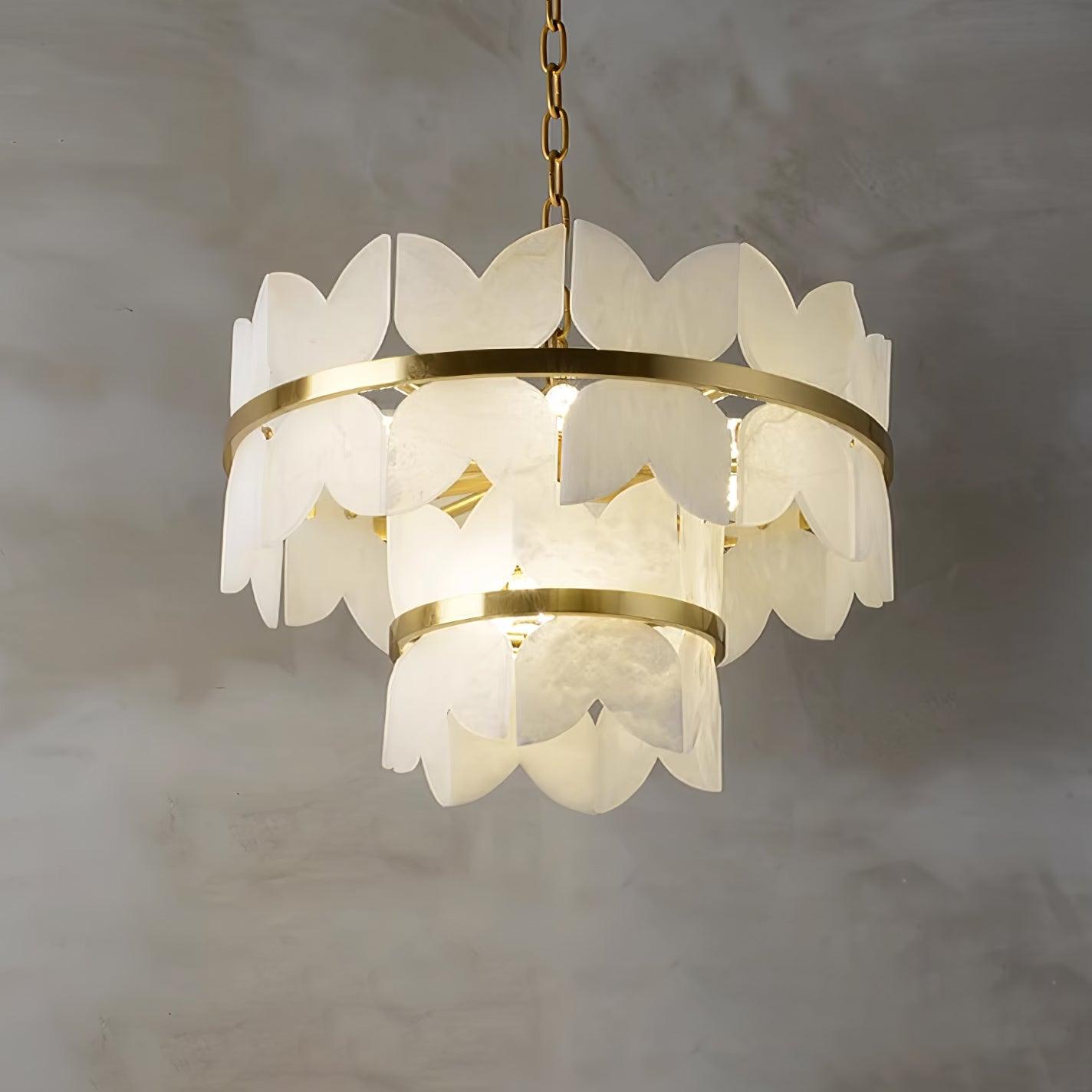 Seraphina Vintage Alabaster Chandelier