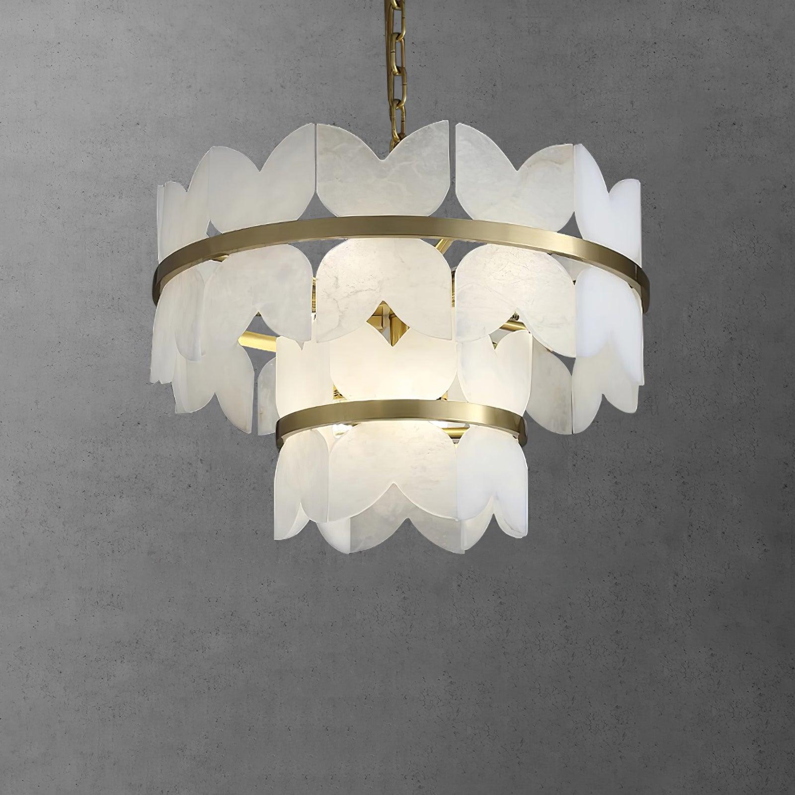 Seraphina Vintage Alabaster Chandelier