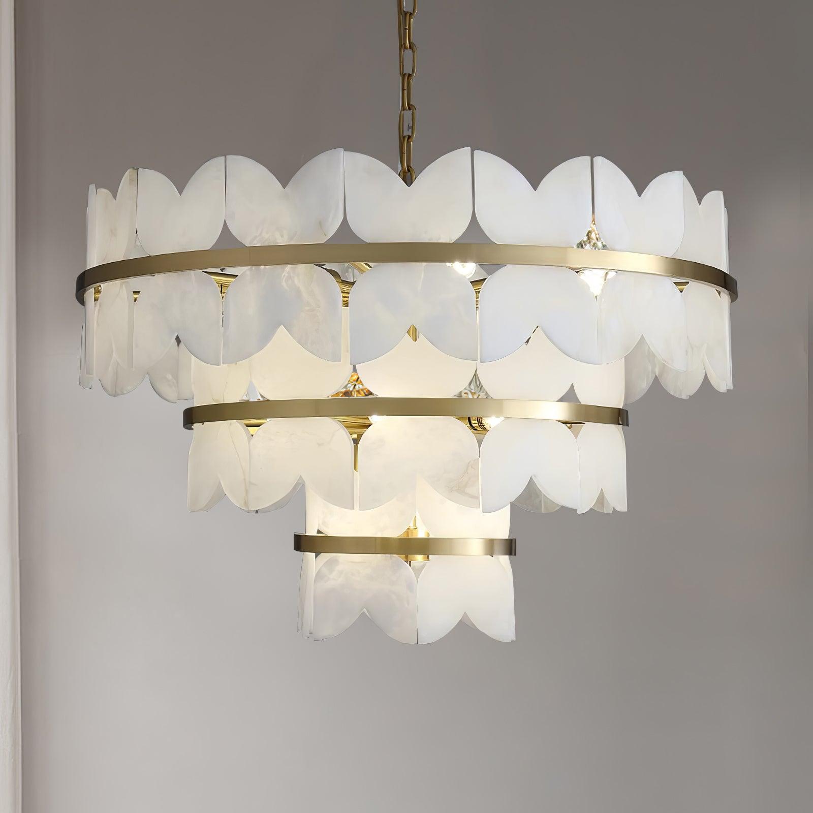 Seraphina Vintage Alabaster Chandelier