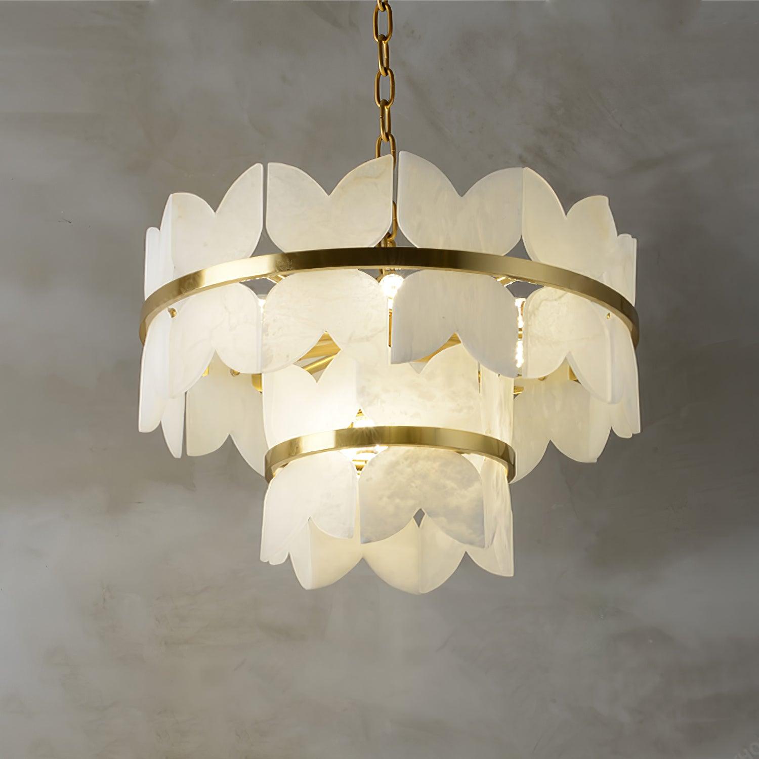 Seraphina Vintage Alabaster Chandelier
