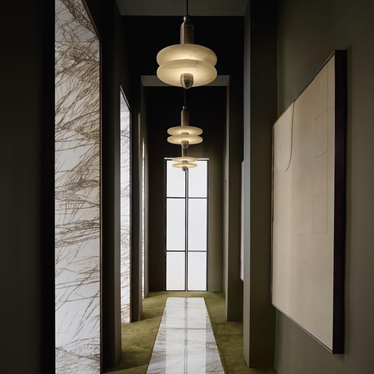Ildvuvye Individual Creativity Comet Alabaster Pendant Light - Letslighting