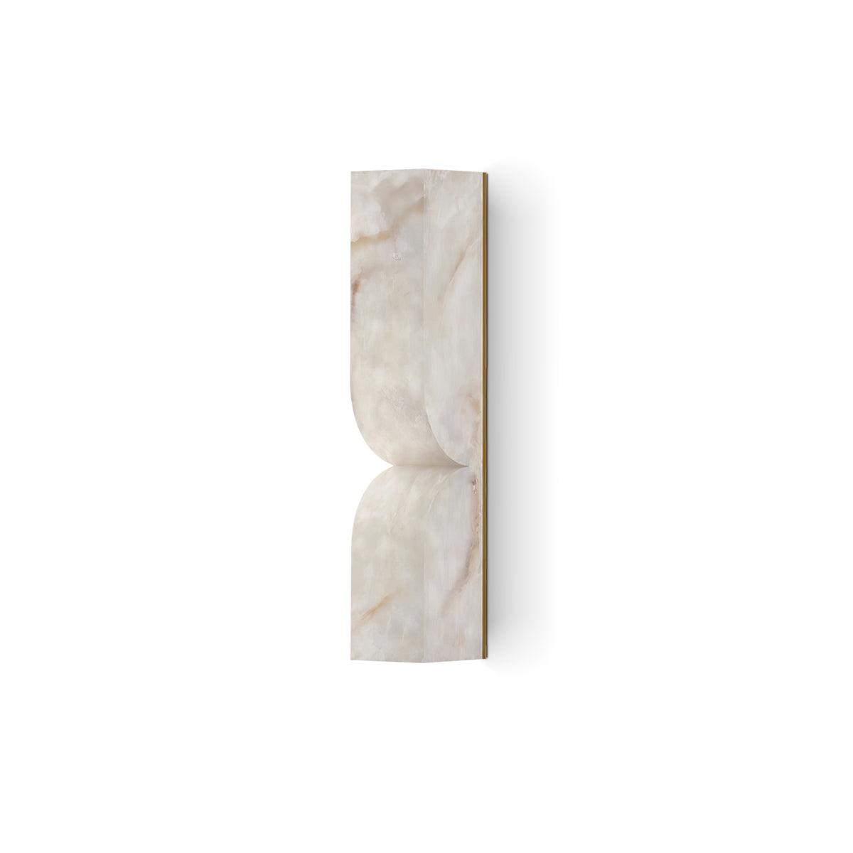 Lunaris Alabaster Rectangular Wall Lamp - Letslighting