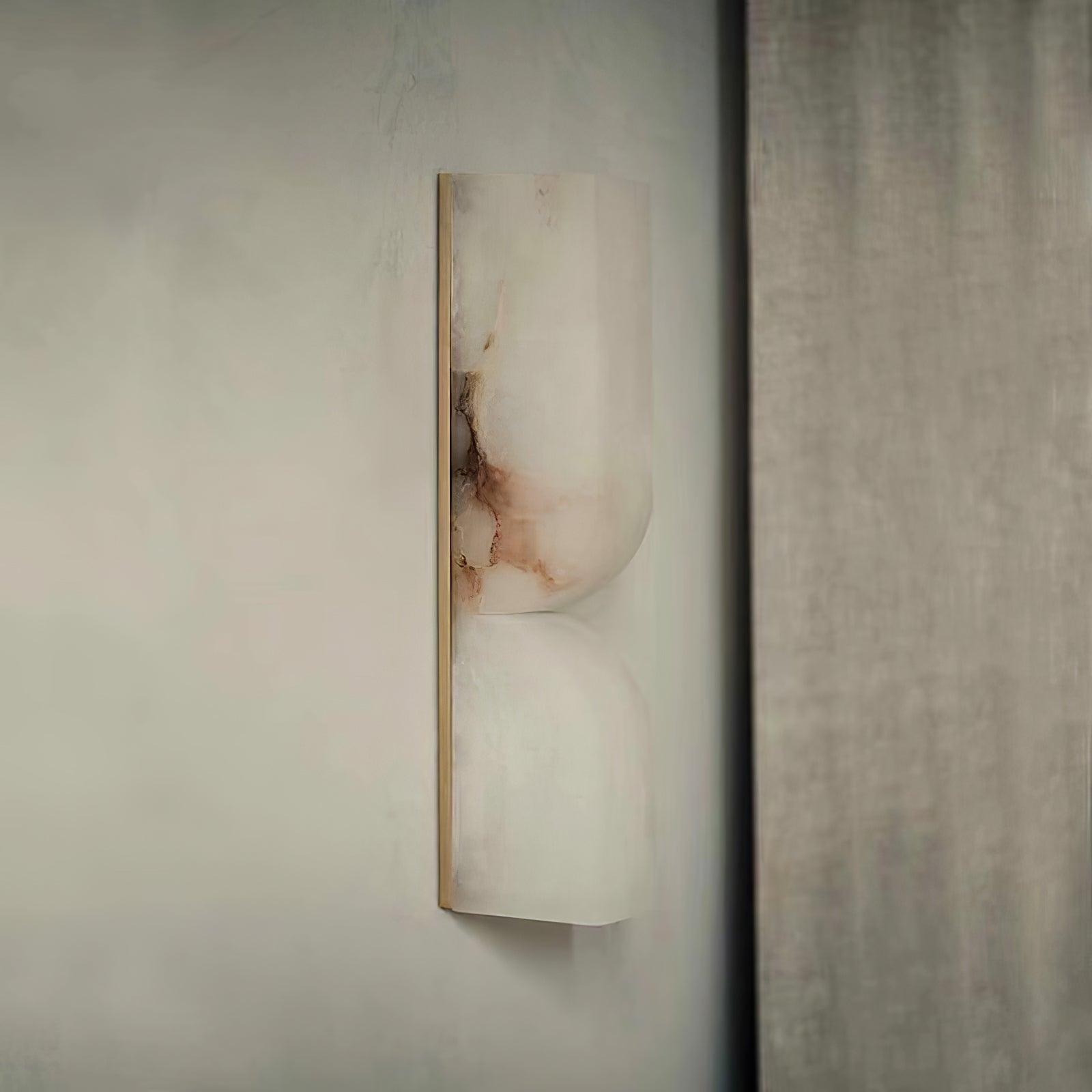 Lunaris Alabaster Rectangular Wall Lamp - Letslighting