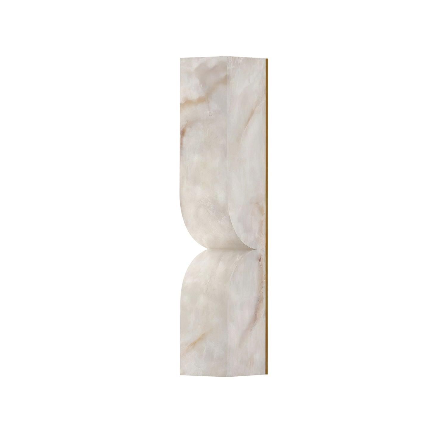 Lunaris Alabaster Rectangular Wall Lamp - Letslighting