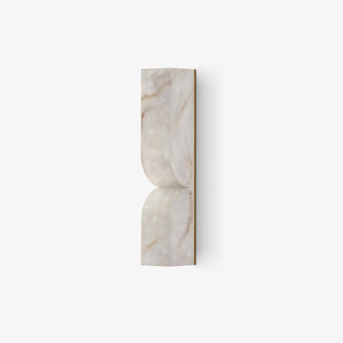 Lunaris Alabaster Rectangular Wall Lamp - Letslighting