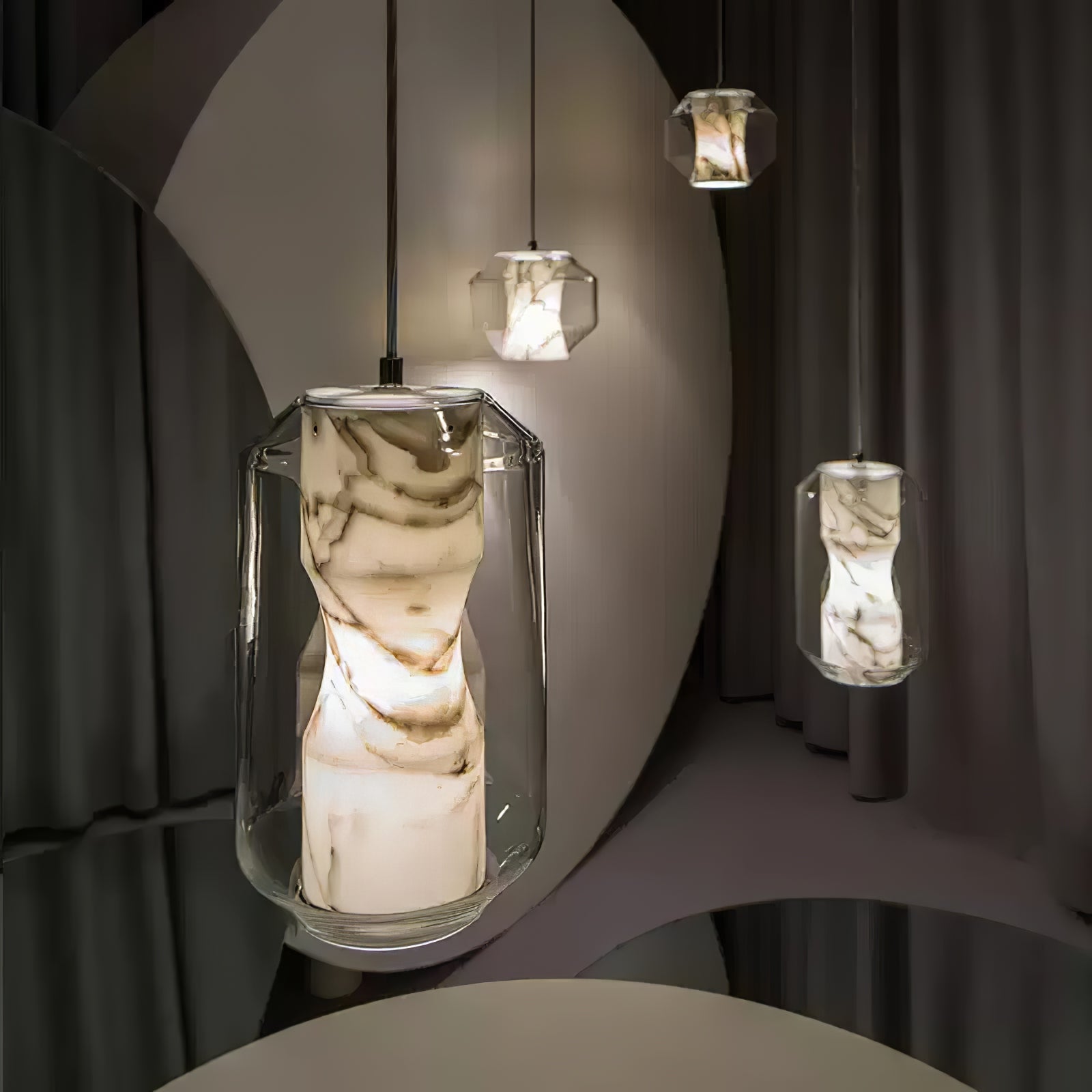 Elaris Alabaster Pendant Light