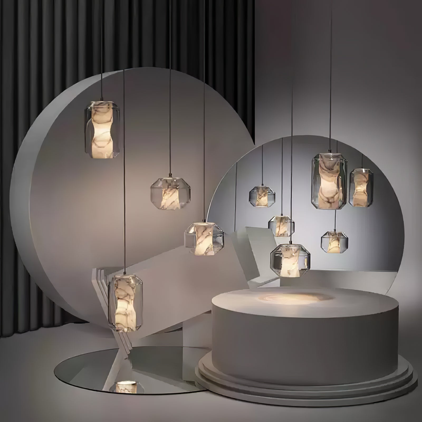 Elaris Alabaster Pendant Light