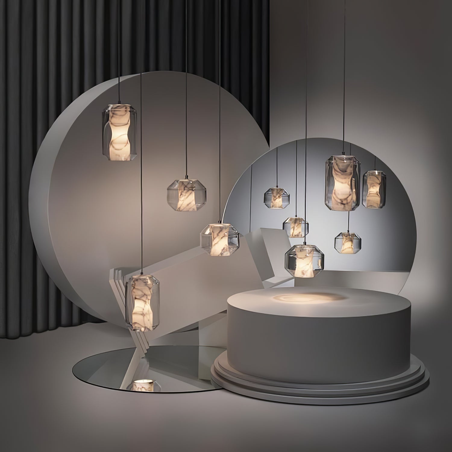 Elaris Alabaster Pendant Light