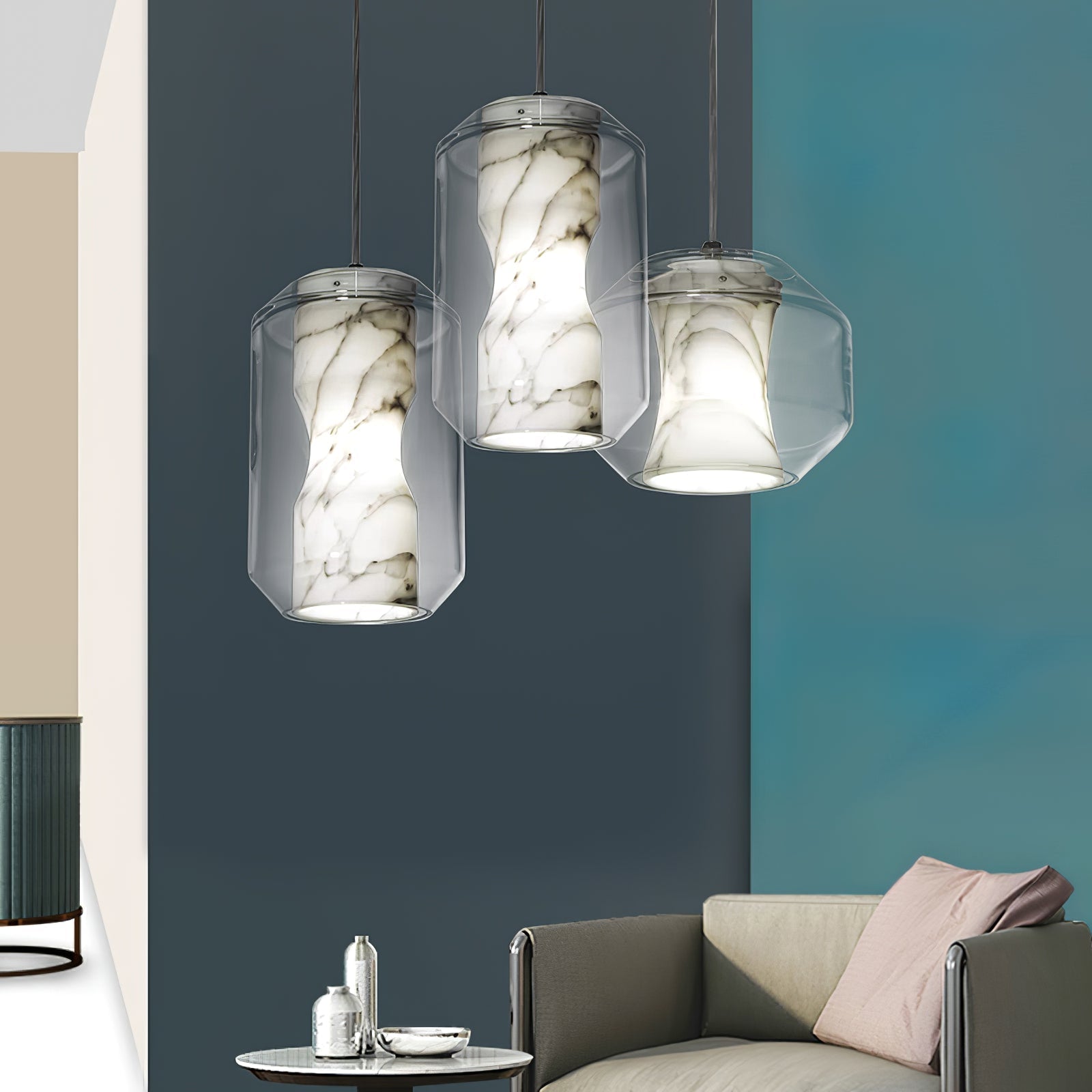 Elaris Alabaster Pendant Light