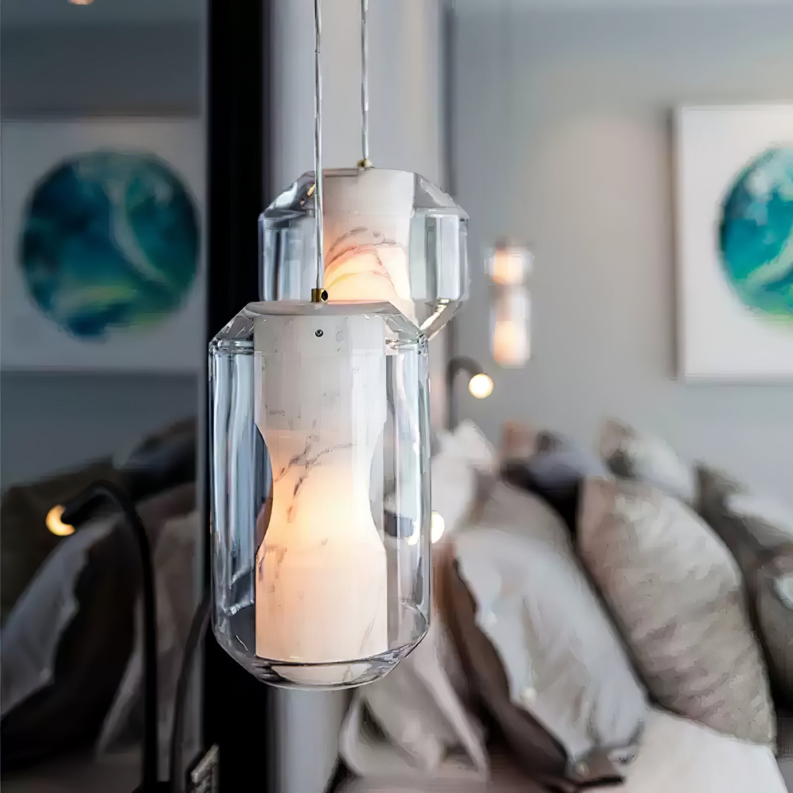 Elaris Alabaster Pendant Light