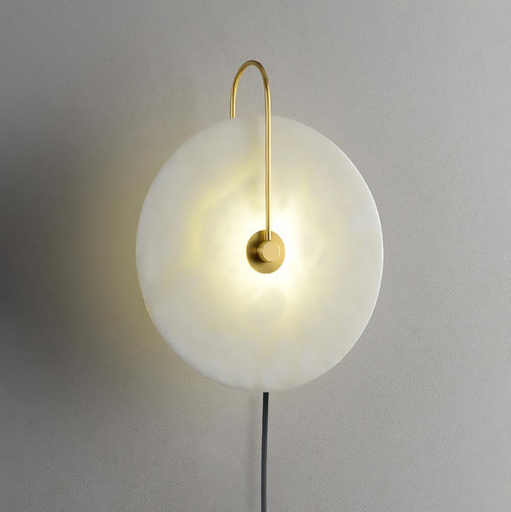Ceraeyra Alabaster Globe Wall Light - Letslighting