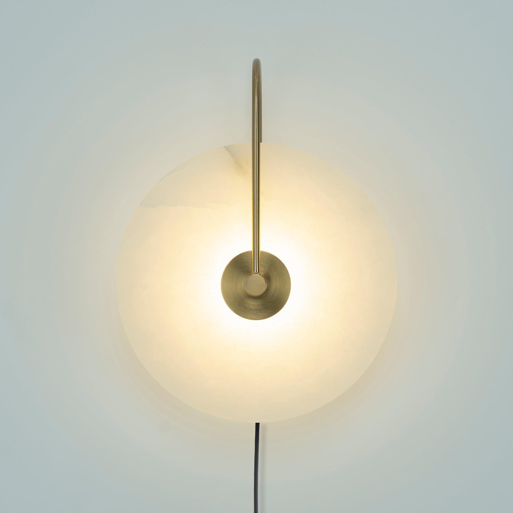 Ceraeyra Alabaster Globe Wall Light - Letslighting