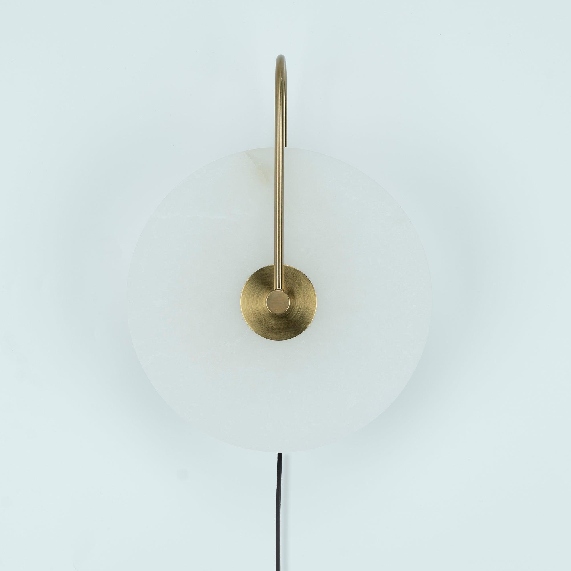 Ceraeyra Alabaster Globe Wall Light - Letslighting
